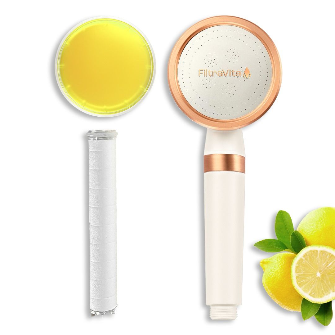 فلتر استحمام لتحسين صحة فروة الرأس وتجديد الشعر