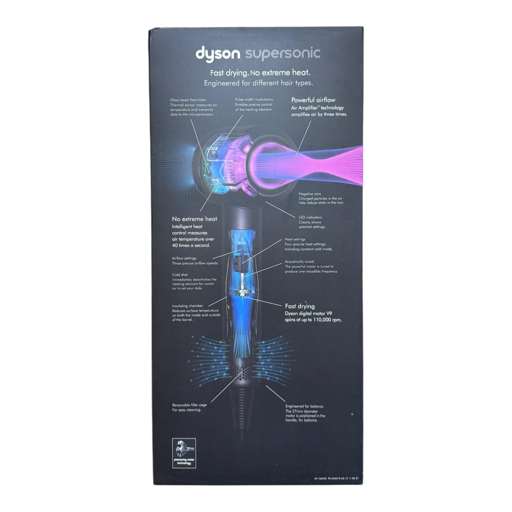 The innovative Dyson Supersonic hair dryer.