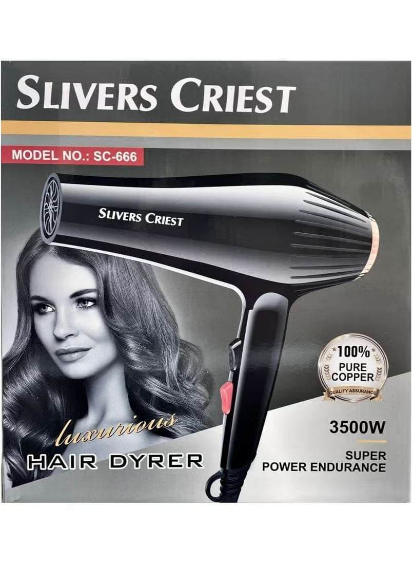 The 3500 hair dryer from Silver Crest - quick styling and amazing results!