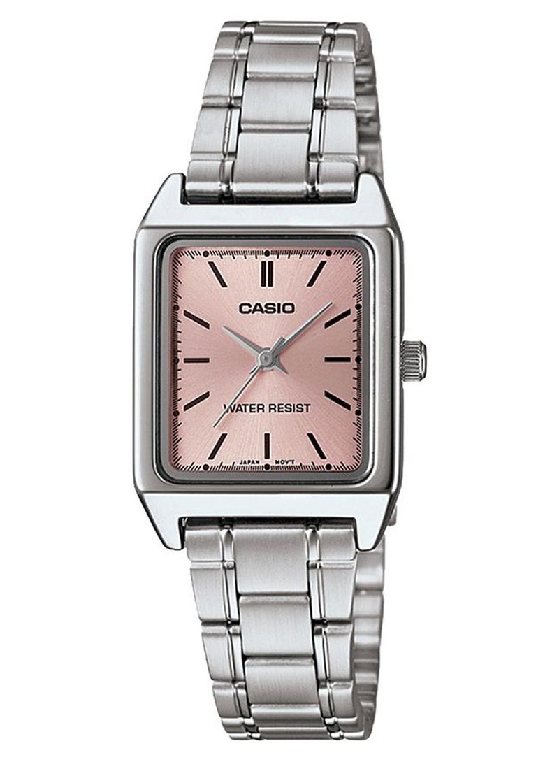 Luxurious women's stainless steel watch LTP-V007D-4EUDF.